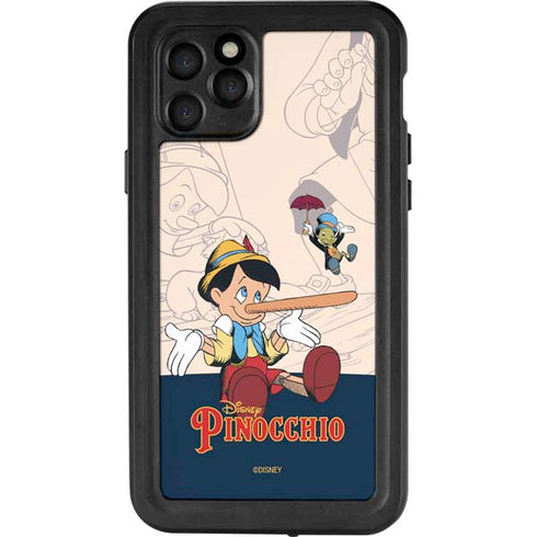 Disney Pinocchio and Jiminy Cricket iPhone 11 Pro Waterproof Case