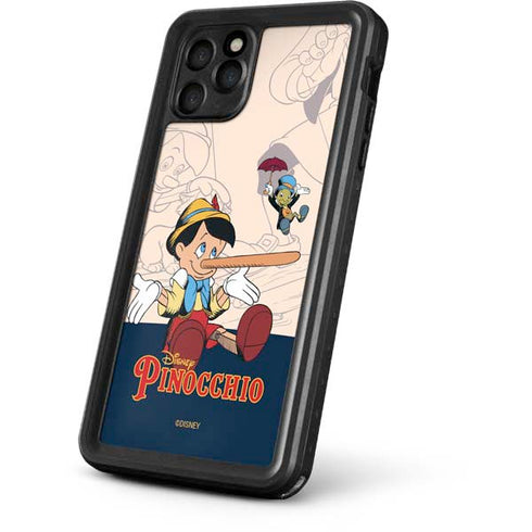 Disney Pinocchio and Jiminy Cricket iPhone 11 Pro Waterproof Case