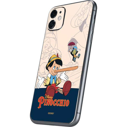 Disney Pinocchio and Jiminy Cricket iPhone 11 Skin