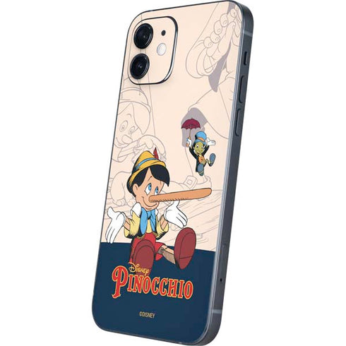 Disney Pinocchio and Jiminy Cricket iPhone 12 Mini Skin