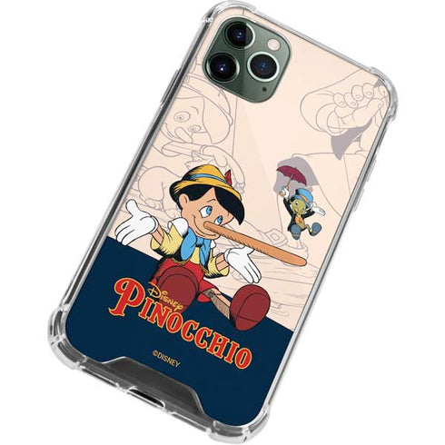 Disney Pinocchio and Jiminy Cricket iPhone 12 Pro Clear Case