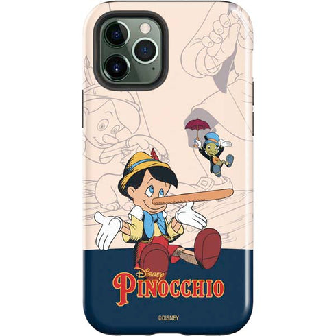 Disney Pinocchio and Jiminy Cricket iPhone 12 Pro Impact Case