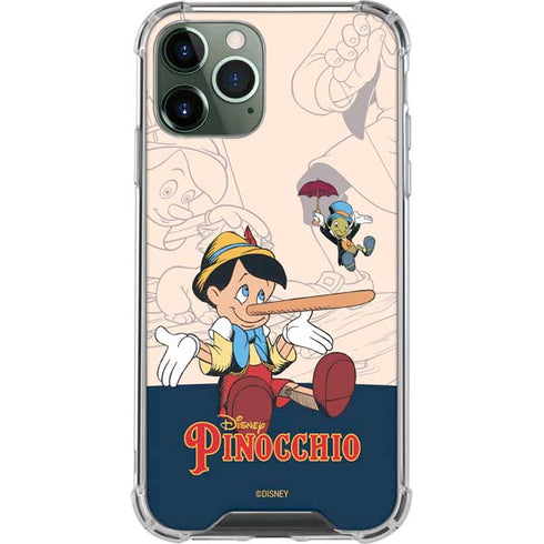 Disney Pinocchio and Jiminy Cricket iPhone 12 Pro Max Clear Case