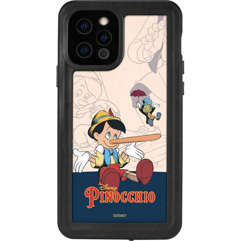 Disney Pinocchio and Jiminy Cricket iPhone 12 Pro Waterproof Case