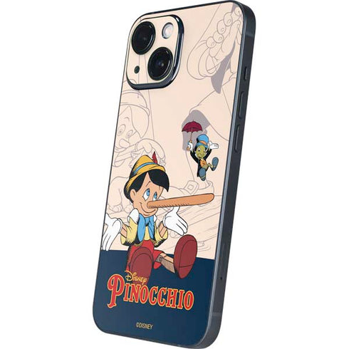 Disney Pinocchio and Jiminy Cricket iPhone 13 Mini Skin