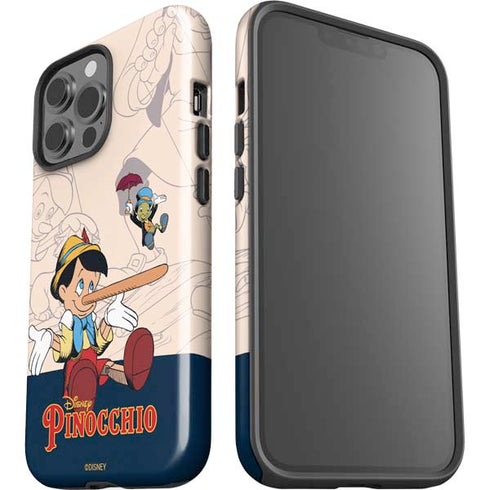 Disney Pinocchio and Jiminy Cricket iPhone 13 Pro Max Impact Case