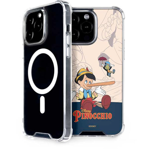 Disney Pinocchio and Jiminy Cricket iPhone 14 Pro Max MagSafe Case