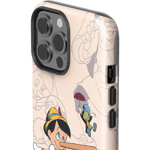 Disney Pinocchio and Jiminy Cricket iPhone 15 Pro Max Impact Case