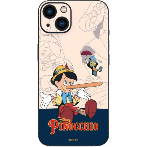 Disney Pinocchio and Jiminy Cricket iPhone 15 Skin