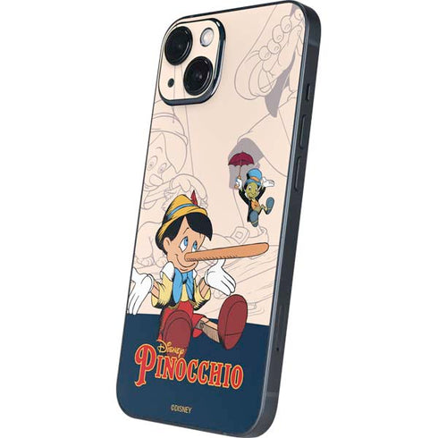 Disney Pinocchio and Jiminy Cricket iPhone 15 Skin