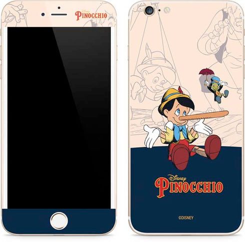 Disney Pinocchio and Jiminy Cricket iPhone 6/6s Plus Skin
