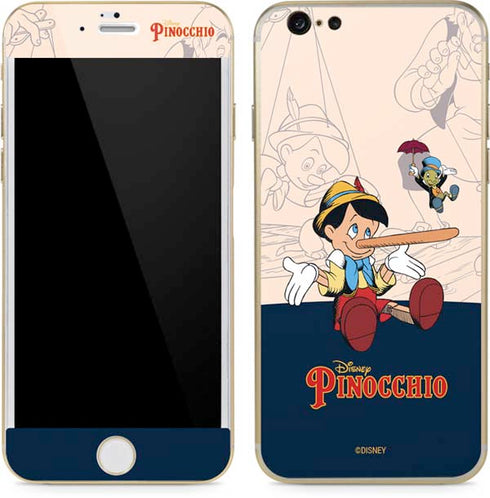 Disney Pinocchio and Jiminy Cricket iPhone 6/6s Skin