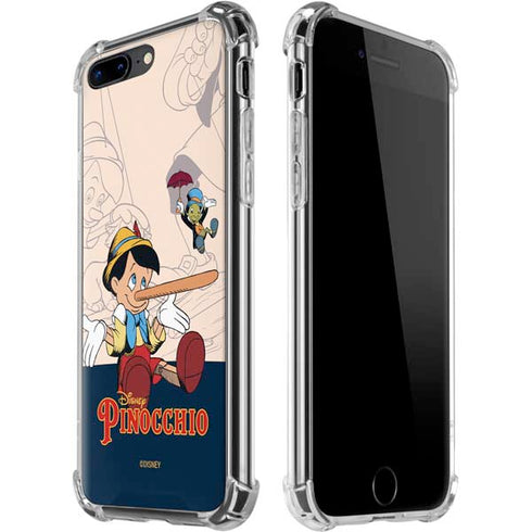 Disney Pinocchio and Jiminy Cricket iPhone 7/8 Plus Clear Case