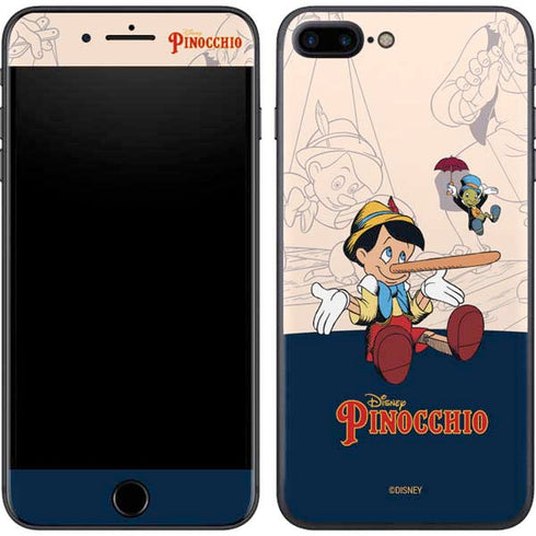 Disney Pinocchio and Jiminy Cricket iPhone 8 Plus Skin
