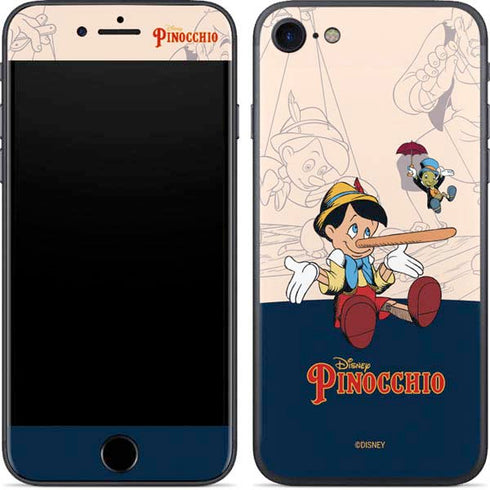 Disney Pinocchio and Jiminy Cricket iPhone SE (2nd & 3rd Gen) Skin