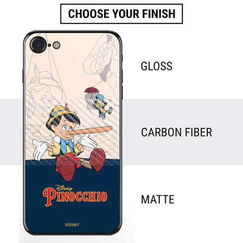 Disney Pinocchio and Jiminy Cricket iPhone SE (2nd & 3rd Gen) Skin