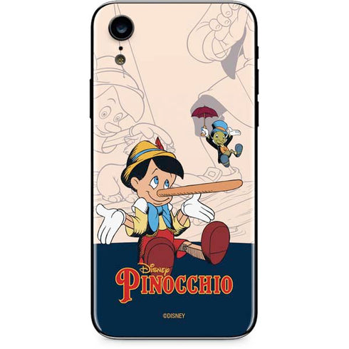 Disney Pinocchio and Jiminy Cricket iPhone XR Skin