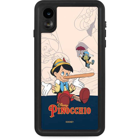 Disney Pinocchio and Jiminy Cricket iPhone XR Waterproof Case