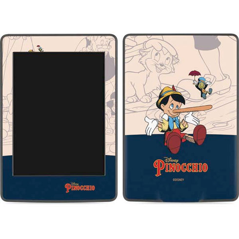 Disney Pinocchio and Jiminy Cricket Amazon Kindle Skin