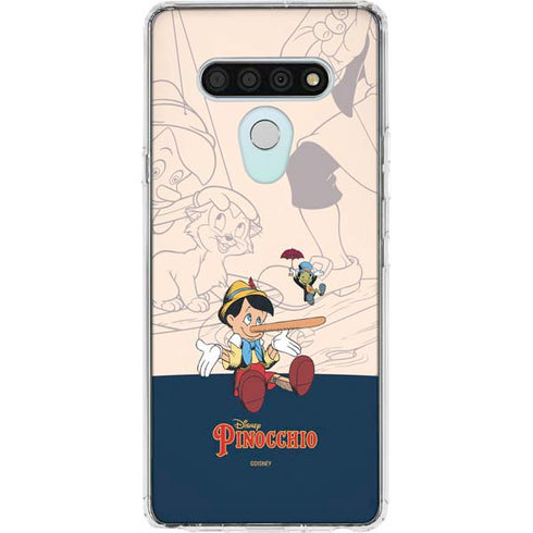 Disney Pinocchio and Jiminy Cricket LG Stylo 6 Clear Case