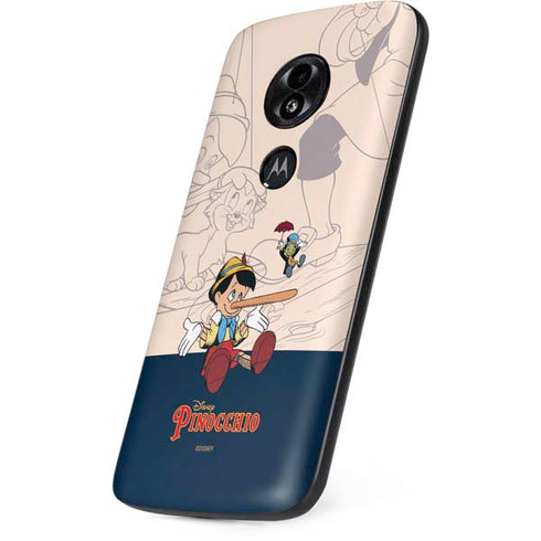 Disney Pinocchio and Jiminy Cricket Moto E5 Play Skin