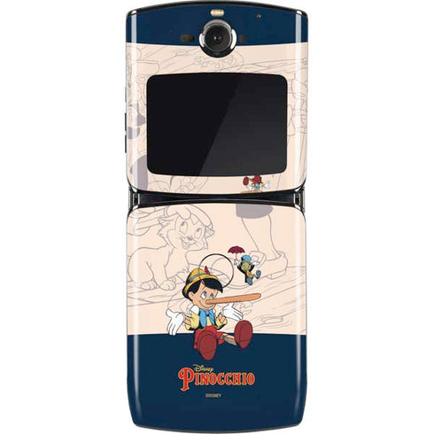 Disney Pinocchio and Jiminy Cricket Motorola RAZR Skin