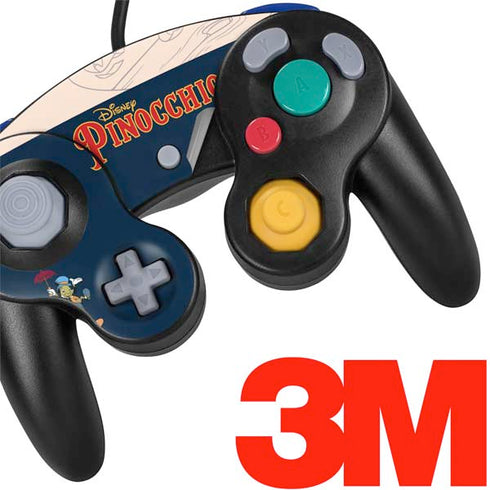Disney Pinocchio and Jiminy Cricket Nintendo GameCube Controller Skin