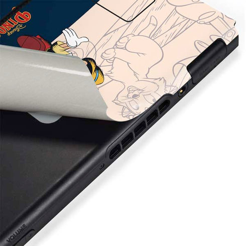 Disney Pinocchio and Jiminy Cricket Nintendo Switch Bundle Skin