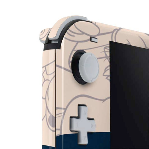 Disney Pinocchio and Jiminy Cricket Nintendo Switch Lite Skin