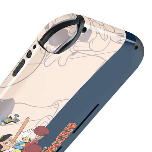 Disney Pinocchio and Jiminy Cricket Nintendo Switch Lite Skin