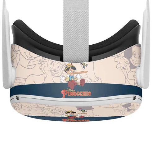 Disney Pinocchio and Jiminy Cricket Oculus Quest 2 Skin