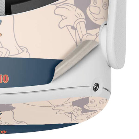 Disney Pinocchio and Jiminy Cricket Oculus Quest 2 Skin