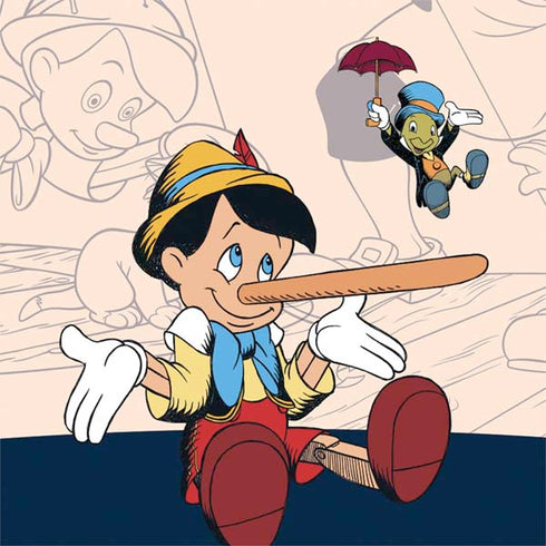 Disney Pinocchio and Jiminy Cricket Otterbox Commuter Galaxy Skin
