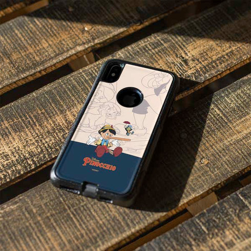 Disney Pinocchio and Jiminy Cricket Otterbox Commuter iPhone Skin