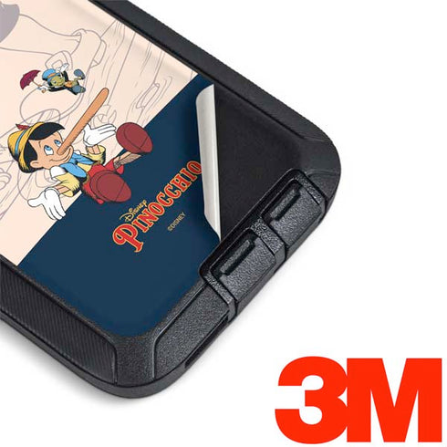 Disney Pinocchio and Jiminy Cricket Otterbox Defender Galaxy Skin