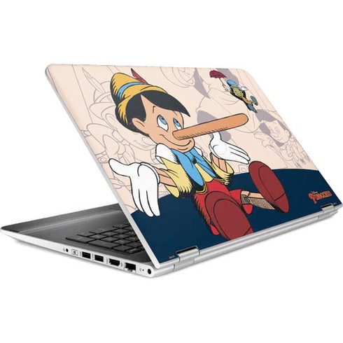 Disney Pinocchio and Jiminy Cricket HP Pavilion Skin