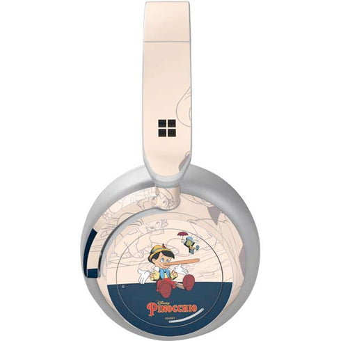 Disney Pinocchio and Jiminy Cricket Surface Headphones Skin