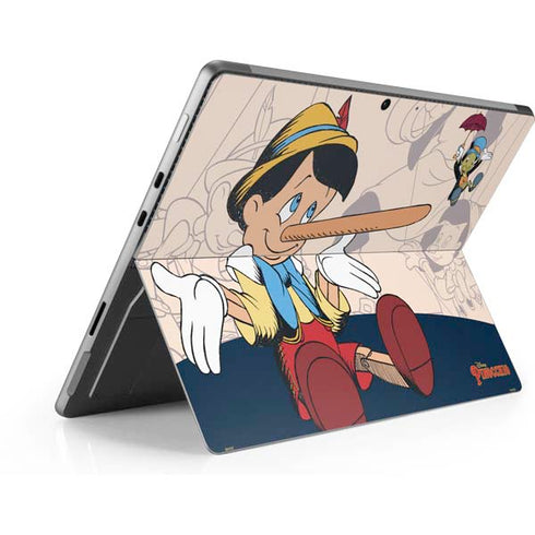 Disney Pinocchio and Jiminy Cricket Surface Pro 9 Skin