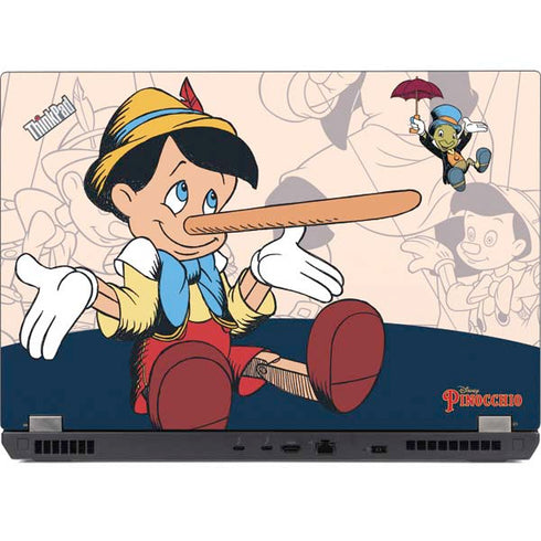 Disney Pinocchio and Jiminy Cricket Lenovo ThinkPad Skin