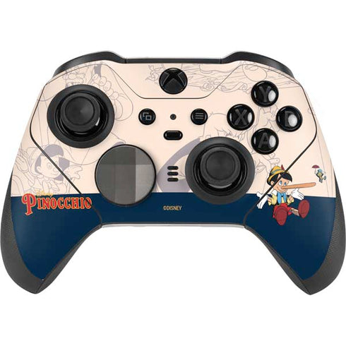 Disney Pinocchio and Jiminy Cricket Xbox Elite Wireless Controller Series 2 Skin