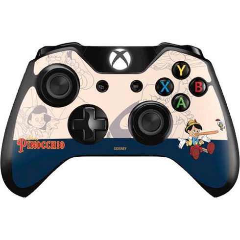 Disney Pinocchio and Jiminy Cricket Xbox One Controller Skin