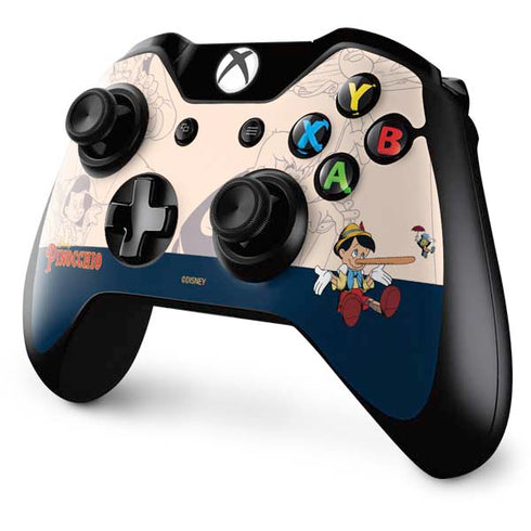 Disney Pinocchio and Jiminy Cricket Xbox One Controller Skin