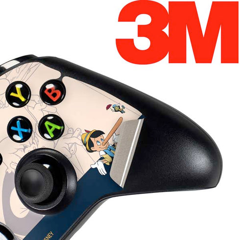 Disney Pinocchio and Jiminy Cricket Xbox One Controller Skin