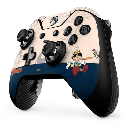 Disney Pinocchio and Jiminy Cricket Xbox One Elite Controller Skin