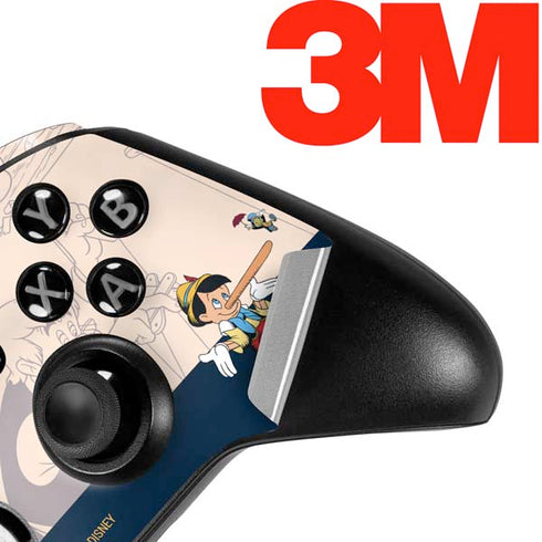 Disney Pinocchio and Jiminy Cricket Xbox One Elite Controller Skin