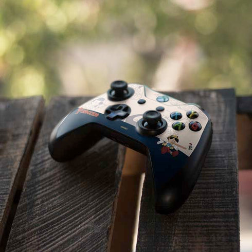 Disney Pinocchio and Jiminy Cricket Xbox One S Controller Skin