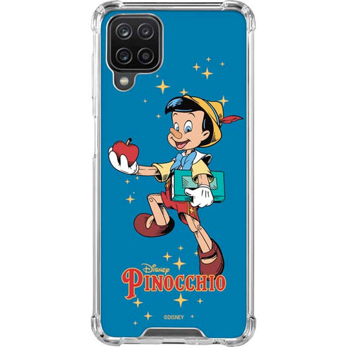 Disney Pinocchio No Strings Attached Galaxy A12 Clear Case