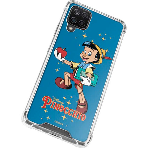 Disney Pinocchio No Strings Attached Galaxy A12 Clear Case