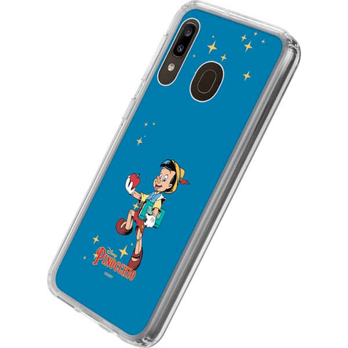 Disney Pinocchio No Strings Attached Galaxy A20 Clear Case