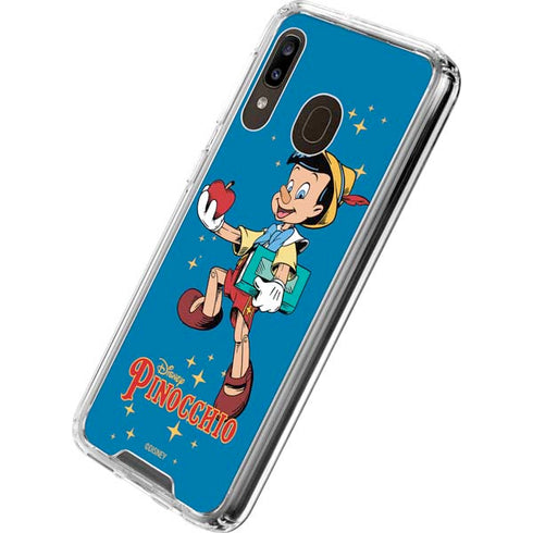 Disney Pinocchio No Strings Attached Galaxy A30 Clear Case